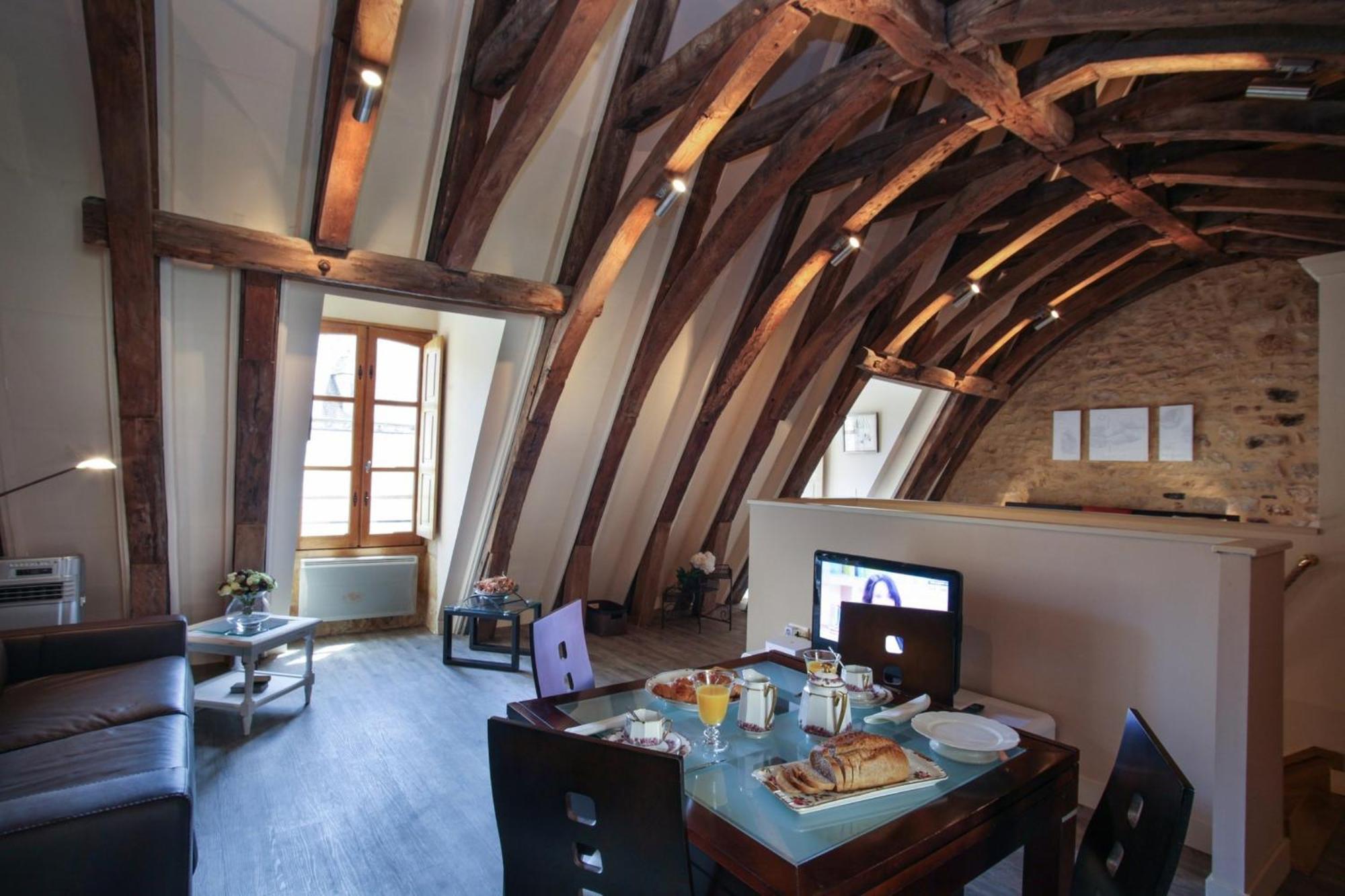 Ferienwohnung Le Grenier Du Chapitre Sarlat Exterior foto